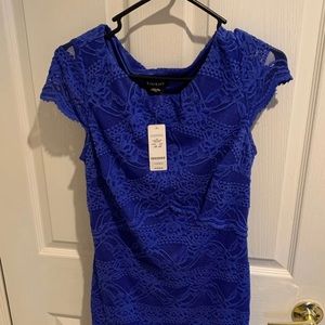 Bebe blue mini dress